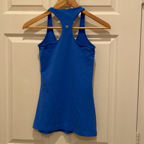 COPY - Size 4 Lululemon blue tank top - Picture 3 of 3